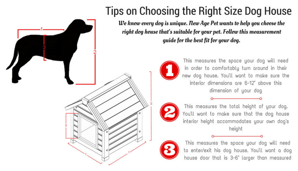 ECOFLEX Bunk Style Dog House, Large