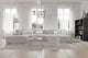 Cirrus - 8 Light Chandelier - with Glass Rods - Polished Nickel Finish
