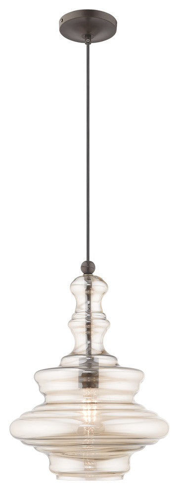 Livex Lighting English Bronze 1-Light Mini Pendant