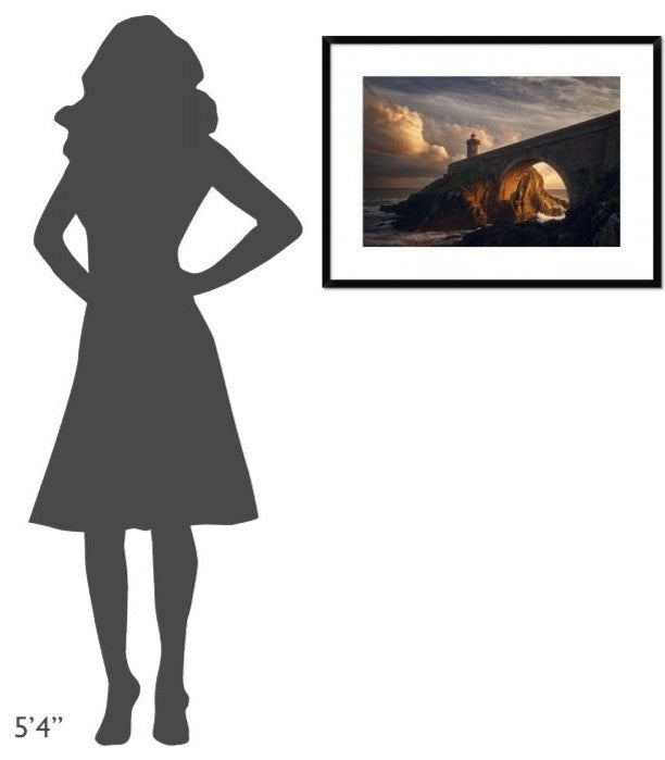 "Under The Bridge" Framed Digital Print by Denis, 32x24"