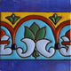 4.2x4.2 9 pcs Aqua Border Raised Talavera Mexican Tile