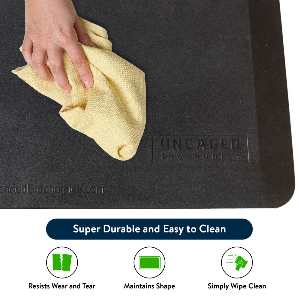 Thick Cushioned Anti-Fatigue Floor Mat For Office Standing Desk Kitchen Garage