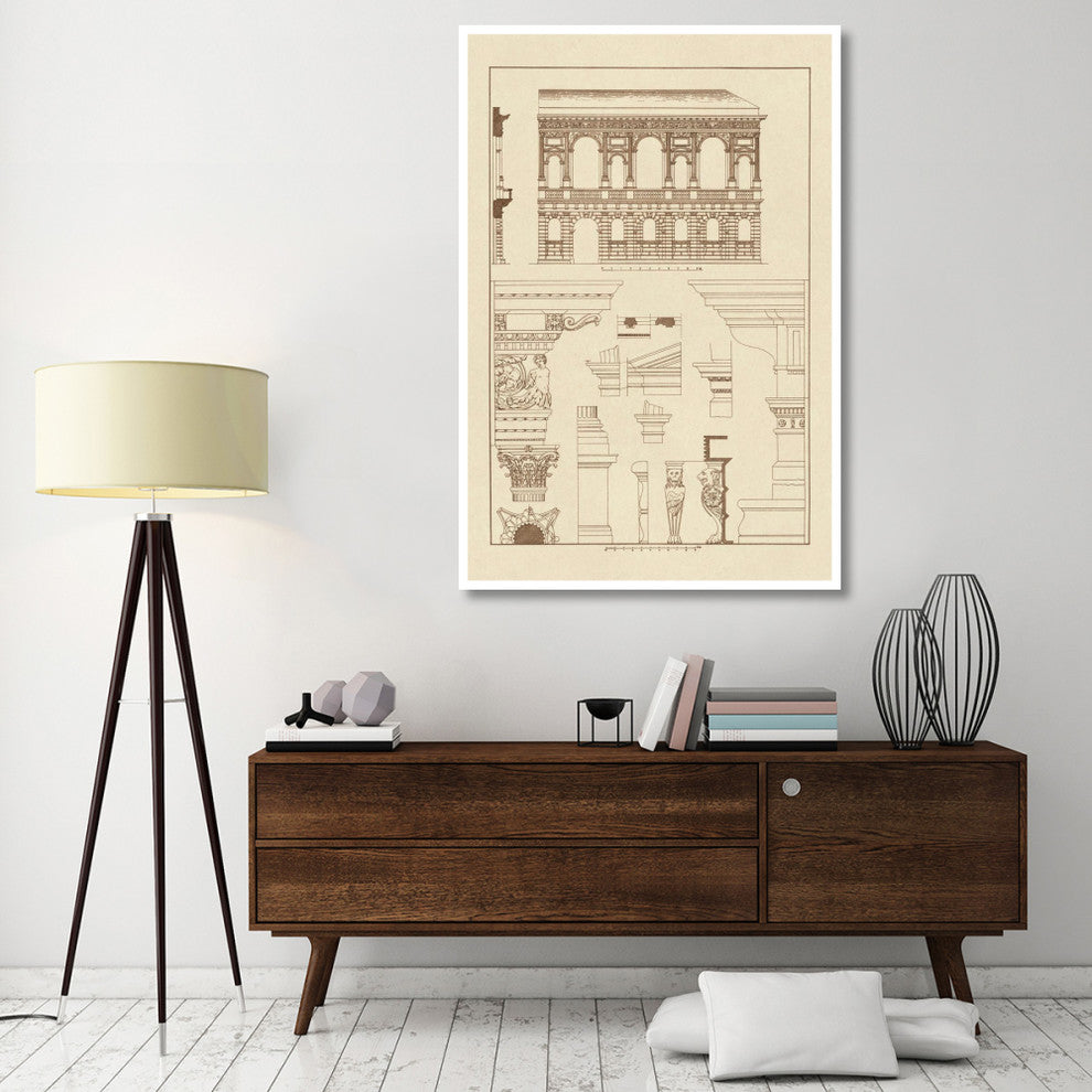 "Palazzo Bevilacqua at Verona" Digital Paper Print by J. Buhlmann, 42"x62"