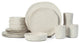 Stone by Mercer Project Hekonda Stoneware 16 Piece Dinnerware Set, Beige