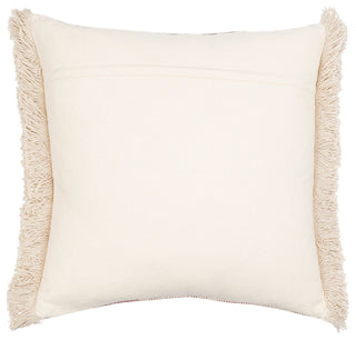 Surya Zendaya Burgundy Pillow Cover 22"H X 22"W