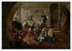 "Interior with Soldiers and Women" Digital Paper Print by Jacob Duck, 50"x34"