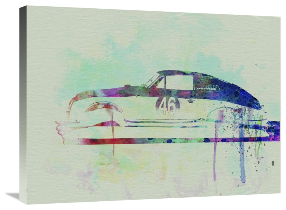 "Porsche 356 Watercolor" Fine Art Print
