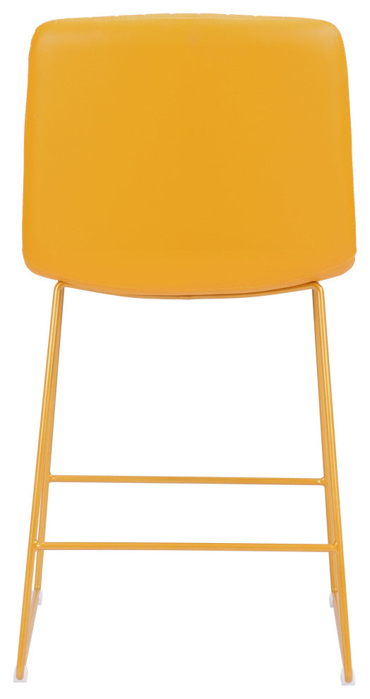 Mode Counter Chair, Set of 2 Yellow