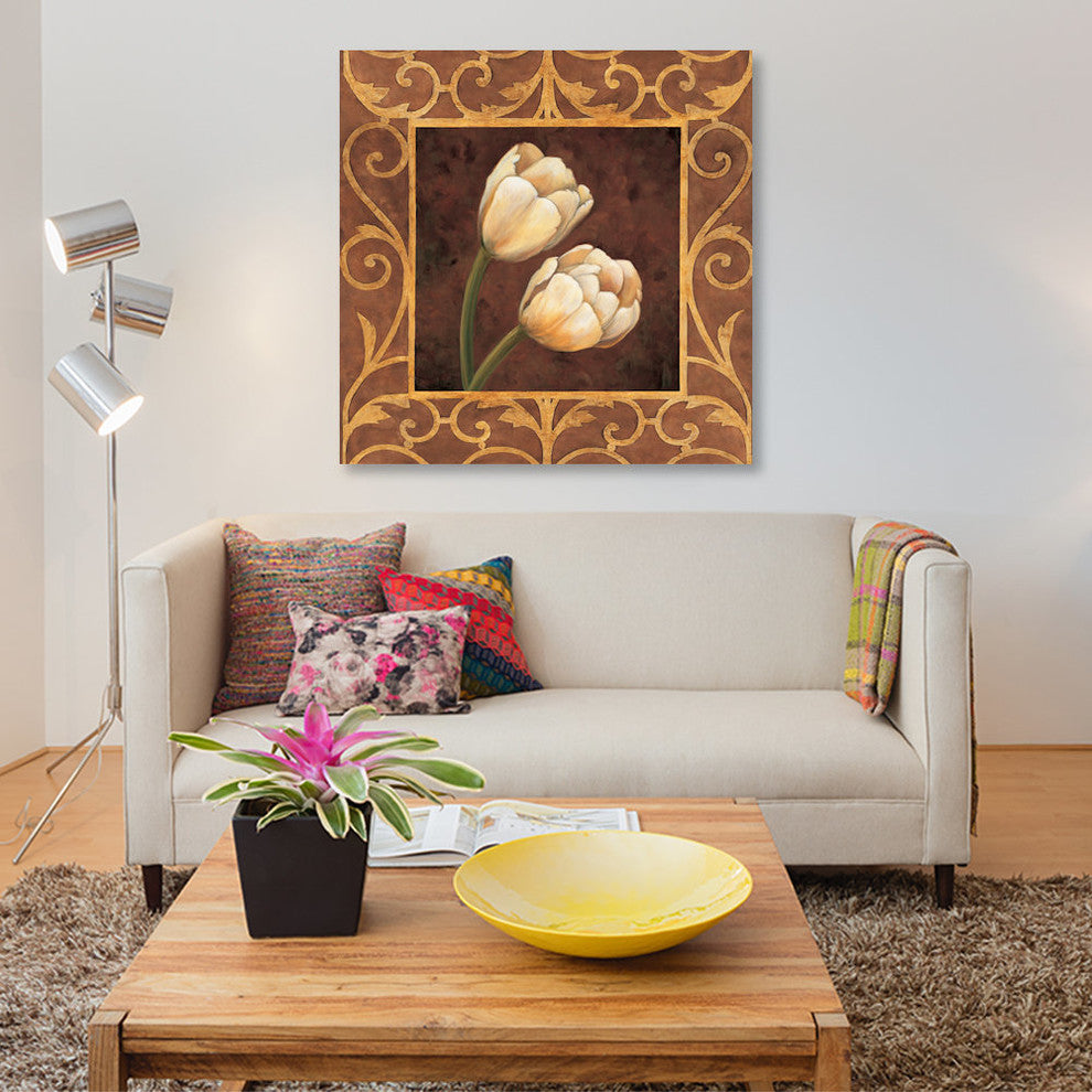 "Ornamental Tulips" by Andres Gonzales, Canvas Print, 12"x12"