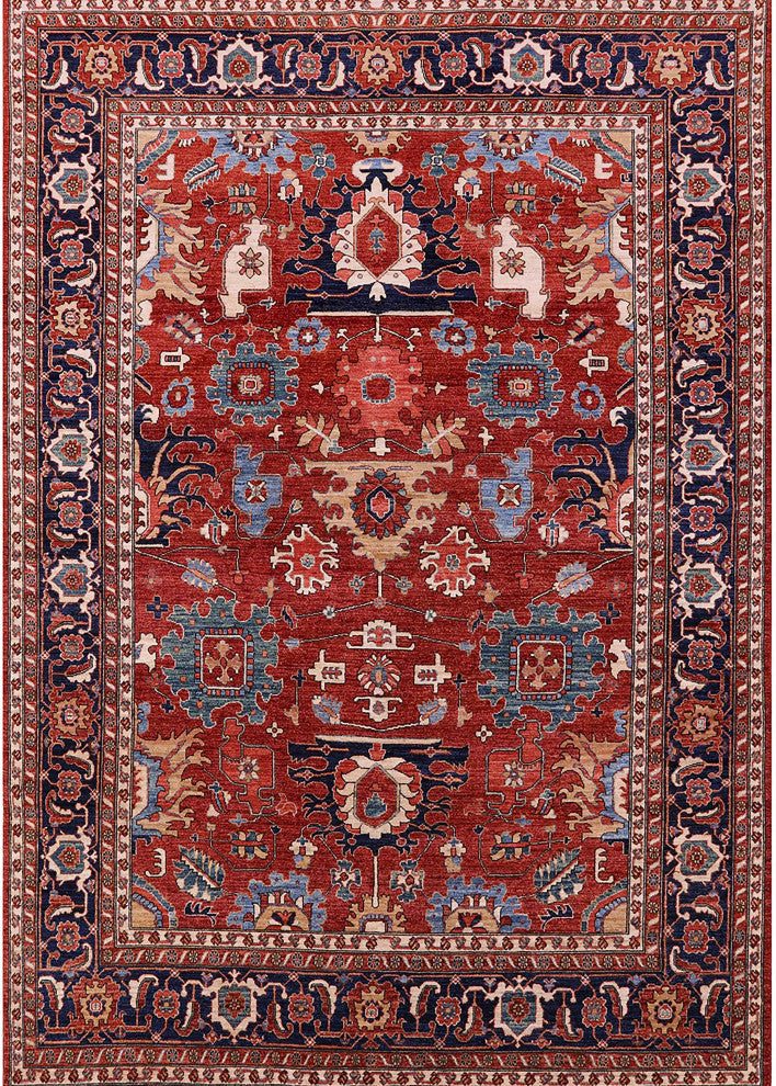Ahgly Company Indoor Rectangle Mid-Century Modern Area Rugs, 8' x 12'