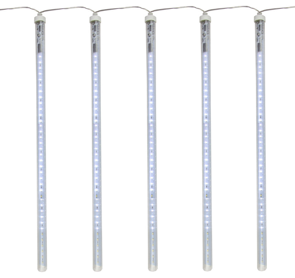 Snowfall 2 Sided Tube Set 20", 320 White LED Lights, 5 Piece
