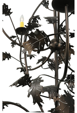 72 Wide Oak Leaf 15 Light Chandelier