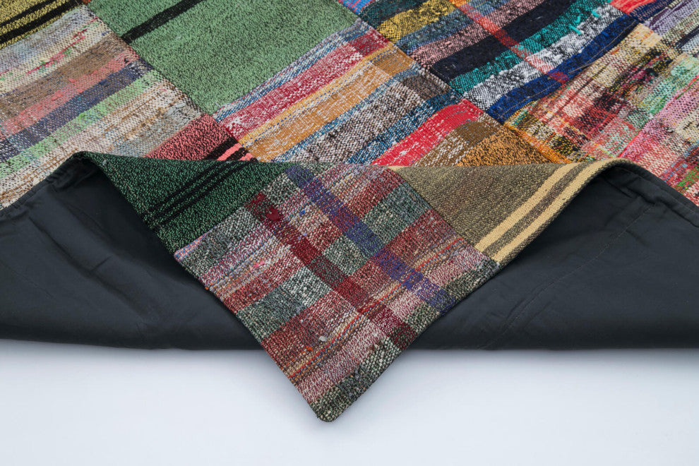 Rug N Carpet - Handmade Anatolian 5' 11'' x 7' 10'' Vintage Patchwork Kilim Rug