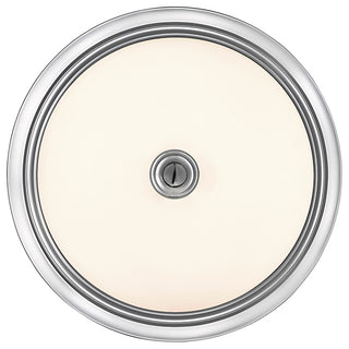 2 Light 11" Chrome Flushmount