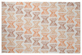 Bongo Beats Rug, Yellow, 5'x7'