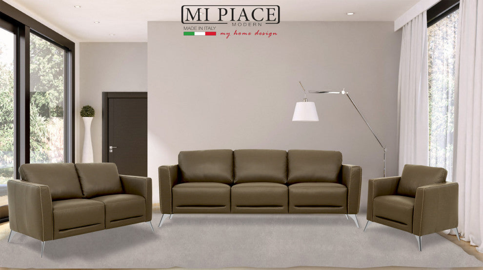 ACME Malaga Loveseat, Taupe Leather