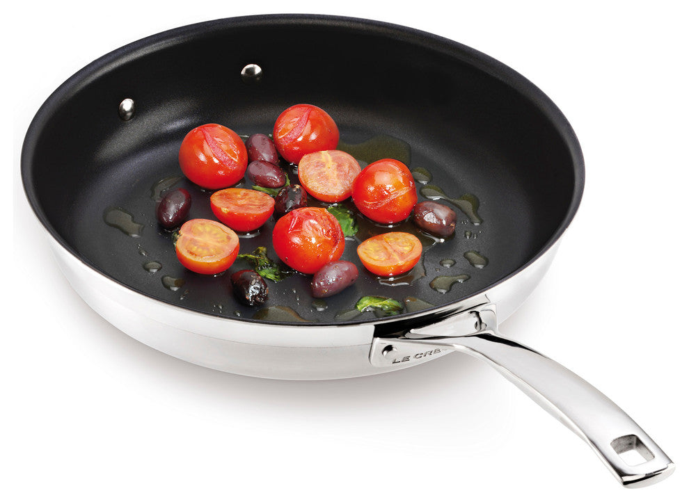 Le Creuset 3-Ply Stainless Steel Non-Stick Frying Pan, 24 cm