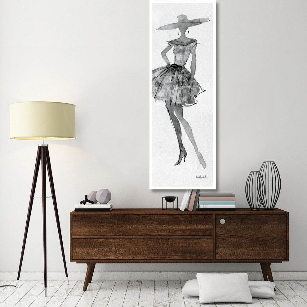 "Fashion Sketchbook V" Digital Paper Print by Anne Tavoletti, 26"x74"