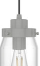 Hunter Devon Park Brushed Nickel 3 Light Linear Cluster Ceiling Light Fixture