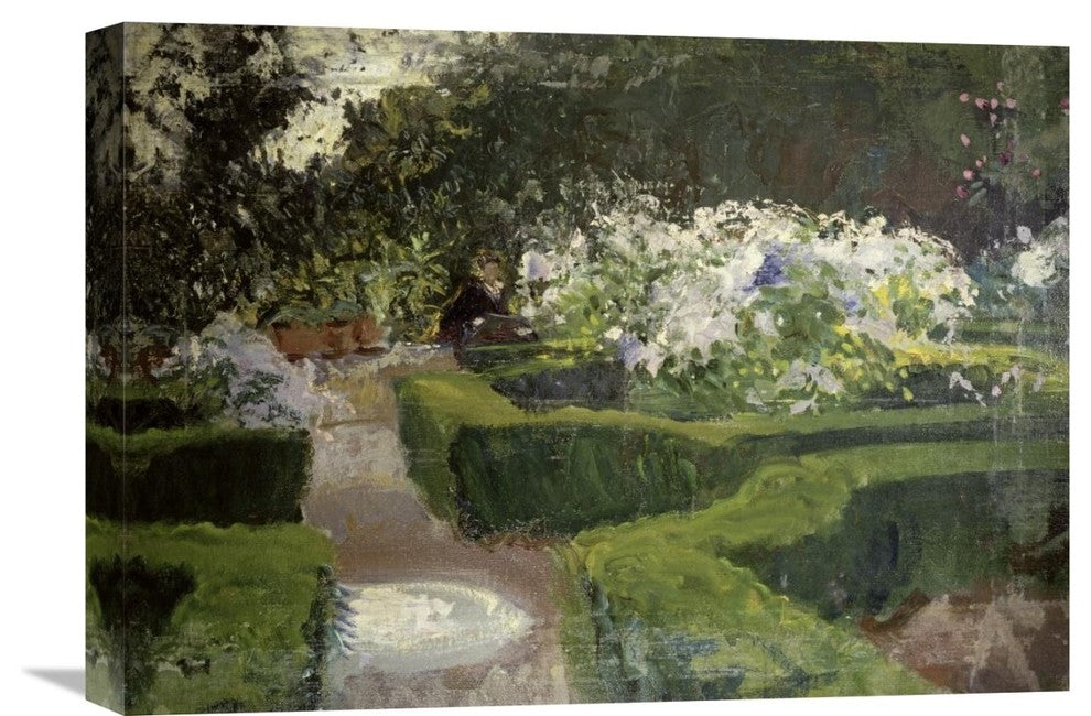 "Garden at Granada" Artwork, 22"x15"