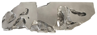 Brivo Freeform Console Table, Liquid Silver