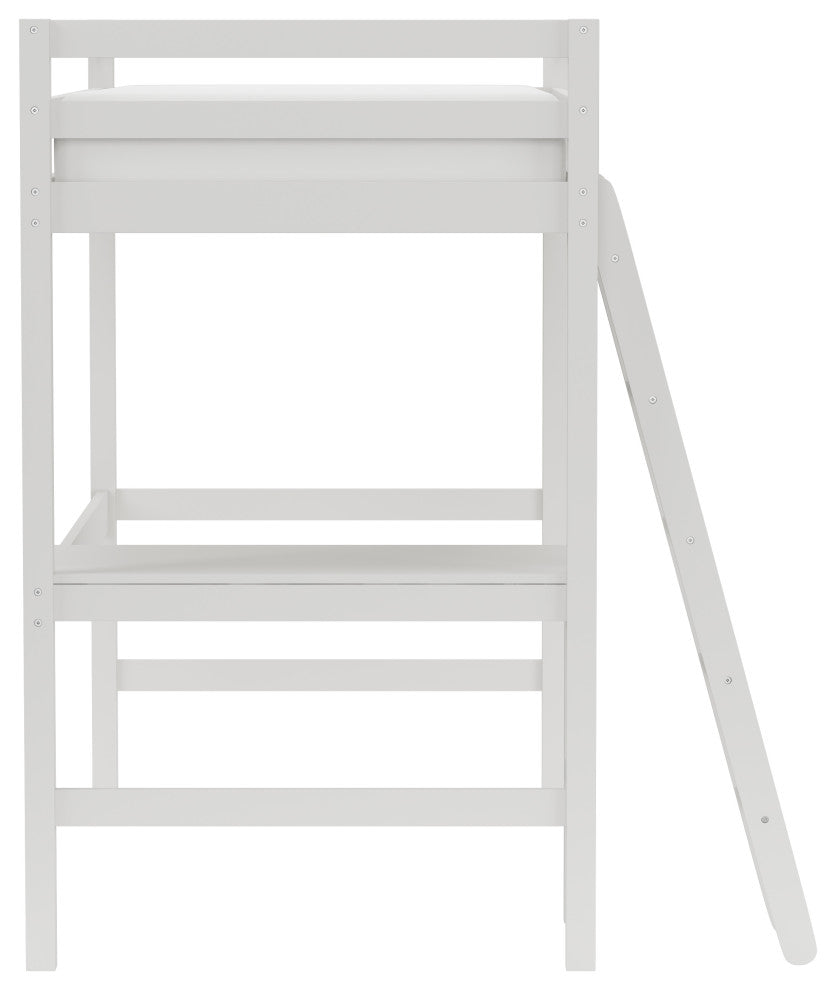 Hillsdale Caspian Twin Loft Bed, White