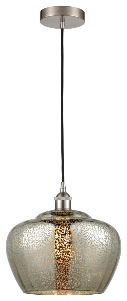Innovations 616-1P-SN-G96-L Fenton 1 Light Mini Pendant, Brushed Satin Nickel