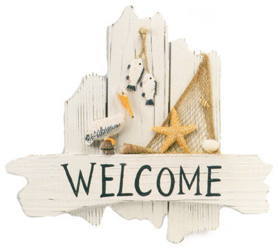Wooden Welcome Sign