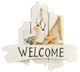 Wooden Welcome Sign