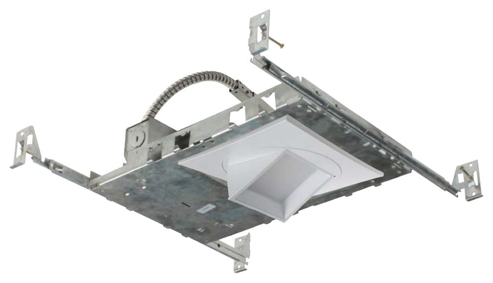 NICOR DLQ5-MA-FIXT-4K-WH 5" Multi-Adjustable Square LED Fixture, 4000K