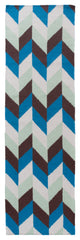 Surya Talitha TAL-1003 2'6"x8' Rug, Bright Blue/Navy/Sage/White