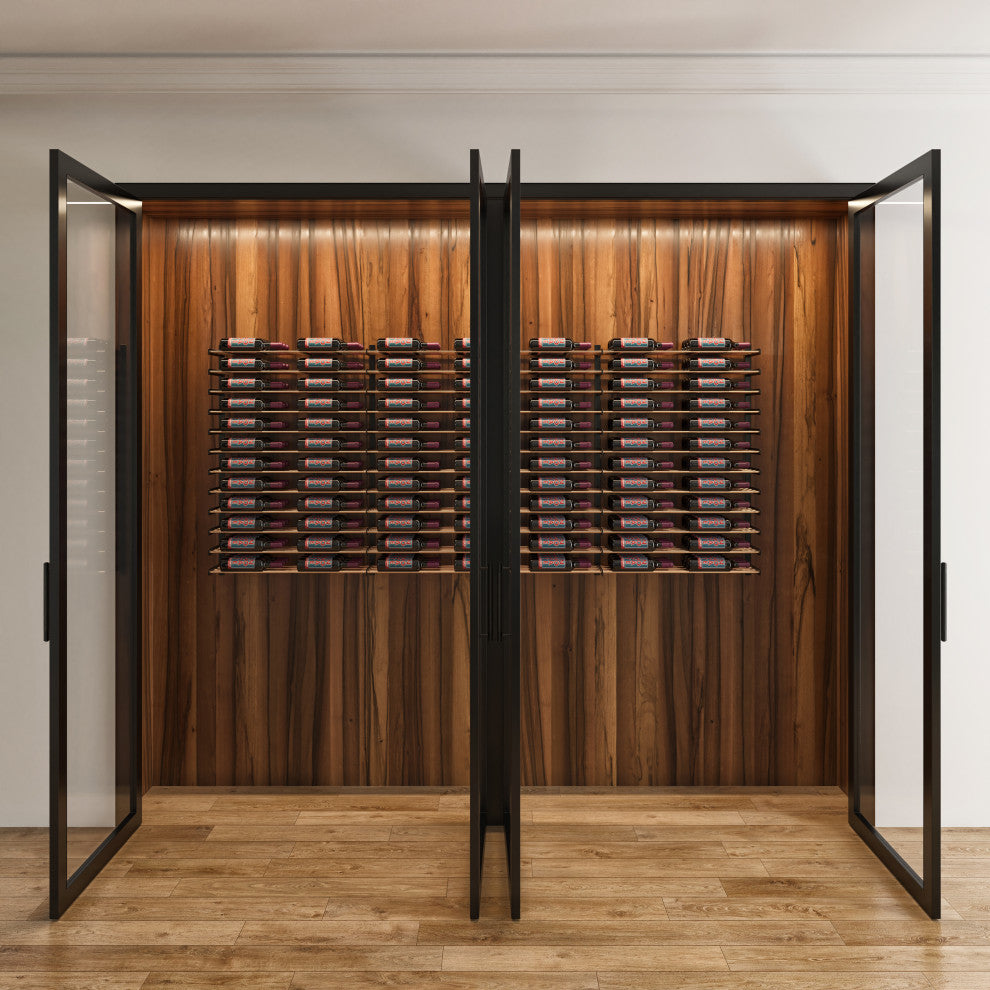 Evolution Wine Wall 2C 15, 12 Bottle,, Matte Black