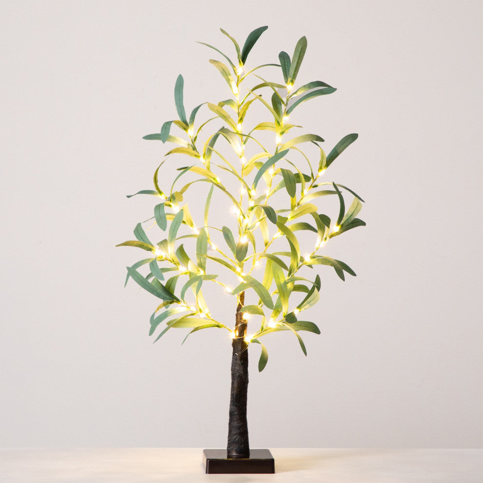 Another lifestyle shot in a real kitchen setting with LED-lit tree.