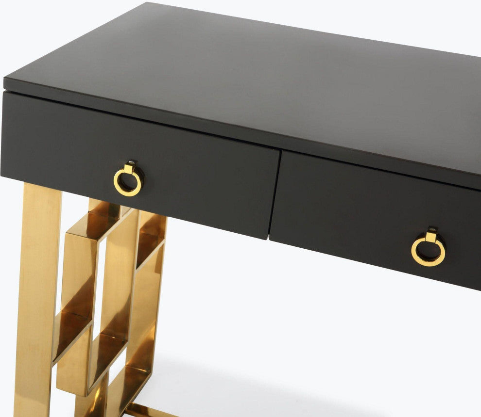 Audrey Gray Lacquer Desk
