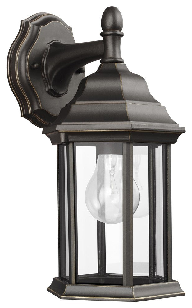 Generation Lighting Lighting Small 1-Light Downlight Outdoor Lantern, Bronze