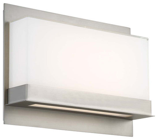 Modern Forms Lumnos LED Wall Sconce, Satin Nickel