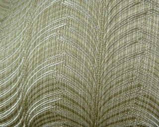 Feathered Strokes Taupe Handmade Luxury Pillow, 20"x36" King