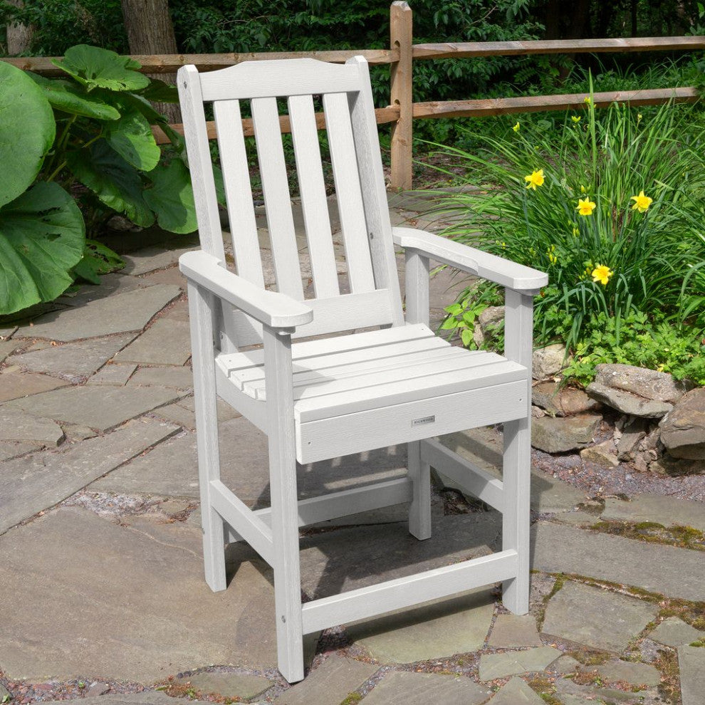 Lehigh Counter-Height Armchair, White