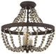Savoy 6-7403-3-39, Mallory 3 Light Convertible Semi-flush