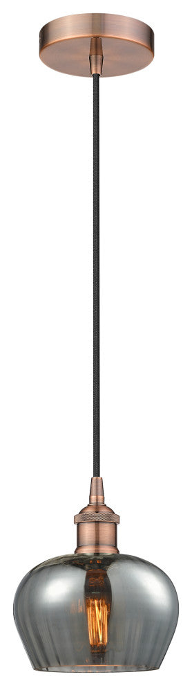 Innovations 616-1P-AC-G93 1-Light Mini Pendant, Antique Copper
