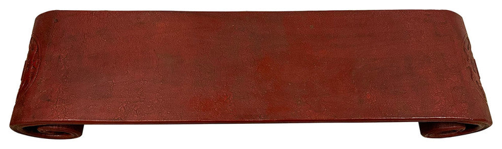 Consigned Late 19th Century Chinese Scrolled Sides Coffee Table