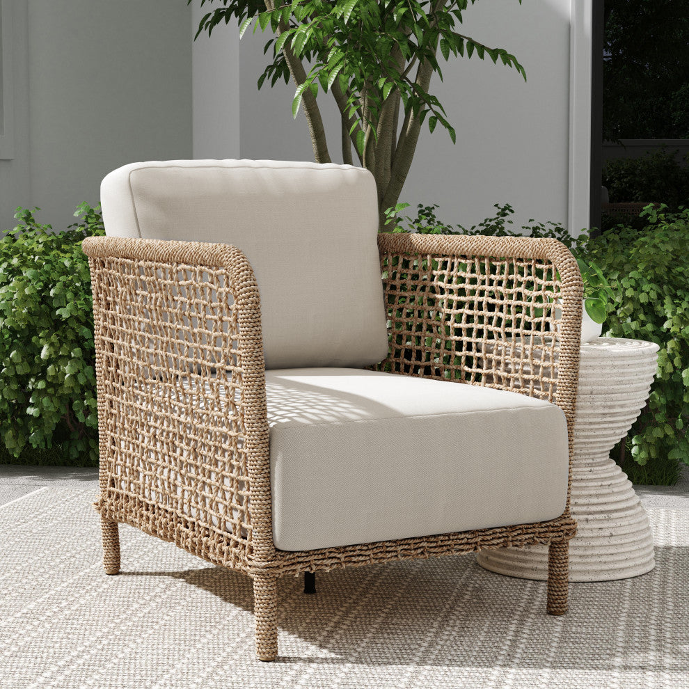 Brisbane Outdoor Accent Chair, Natural