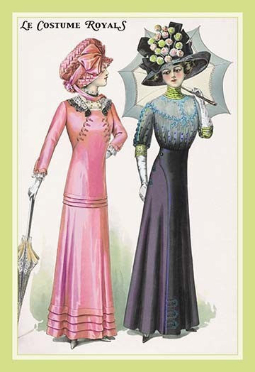 Le Costume Royals: In Delicate Sunlight- Gallery Wrapped Canvas Art 28" x 42"