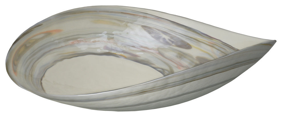 Sorrento Murano Glass Bathroom Sink, Abalone
