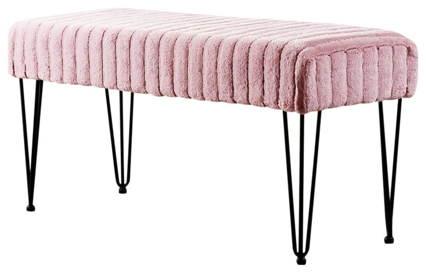 Serenta Super Mink Ottoman, Polignac, 46''x16''x22''