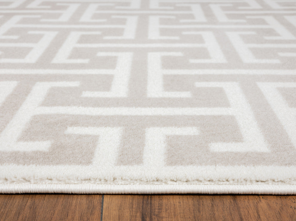 Abani Arto Collection ART160A Contemporary 3D Geometric Area Rug