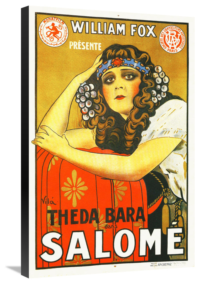 "Salome with Theda Bara,  1923" Canvas by Hollywood Photo Archive, 20x30"