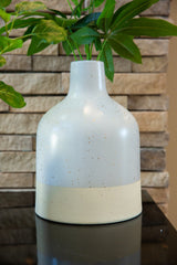 11" Two-Tone Speckle Ceramic, White