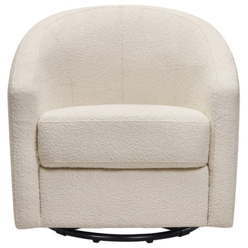 Madison Swivel Glider, Ivory Boucle