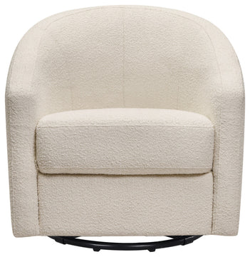 Madison Swivel Glider, Ivory Boucle